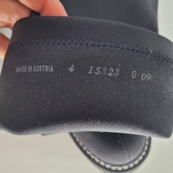 New Paul Green long classy stretchy round toe black boots size UK 4   US 6.5 - Picture 10 of 11